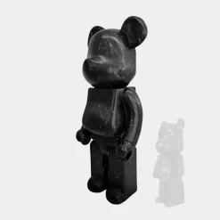 Aero Bear 135cm Black Resin Indoor Sculpture
