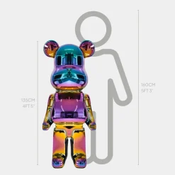 Aero Bear 135cm Dynamic Colour Resin Indoor Sculpture