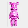 Aero Bear 50cm Pink Resin Indoor Sculpture