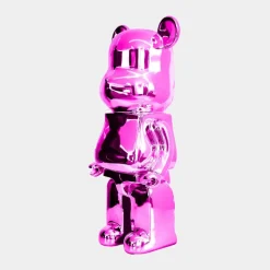 Aero Bear 50cm Pink Resin Indoor Sculpture