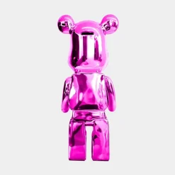 Aero Bear 50cm Pink Resin Indoor Sculpture