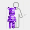 Aero Bear 135cm Purple Resin Indoor Sculpture