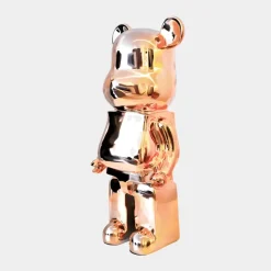 Aero Bear 50cm Rose Gold Resin Indoor Sculpture