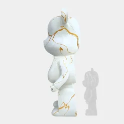 Aero Bear 135cm White Resin Indoor Sculpture