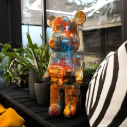 Aero Bear Colourburst 50cm Resin Indoor Sculpture