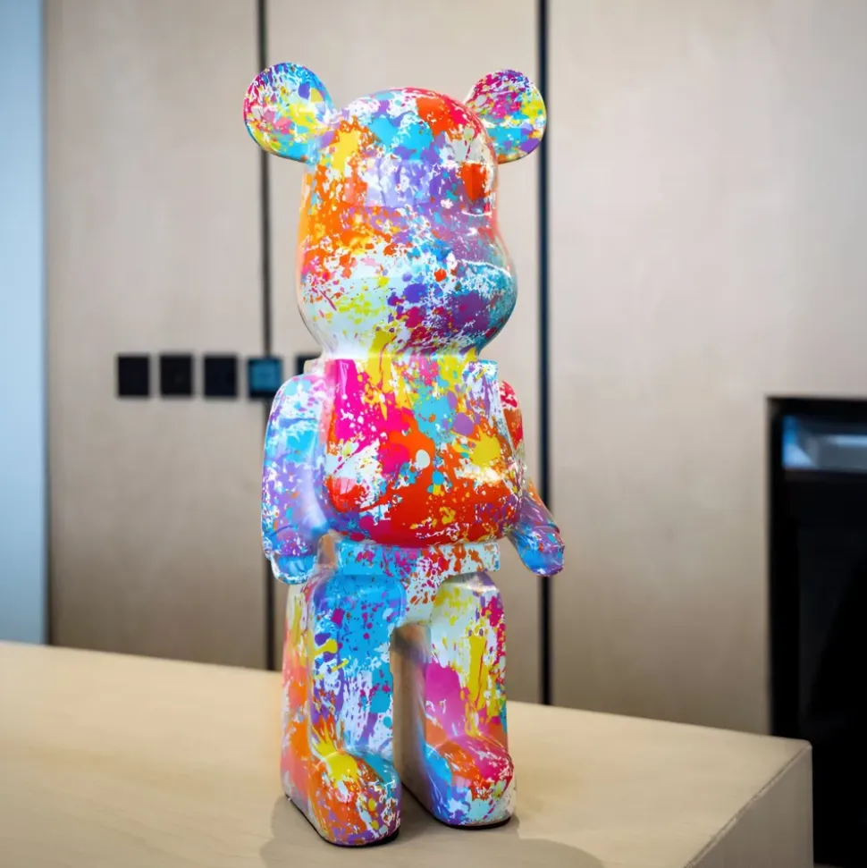 Aero Bear Frenzy 50cm Resin Indoor Sculpture