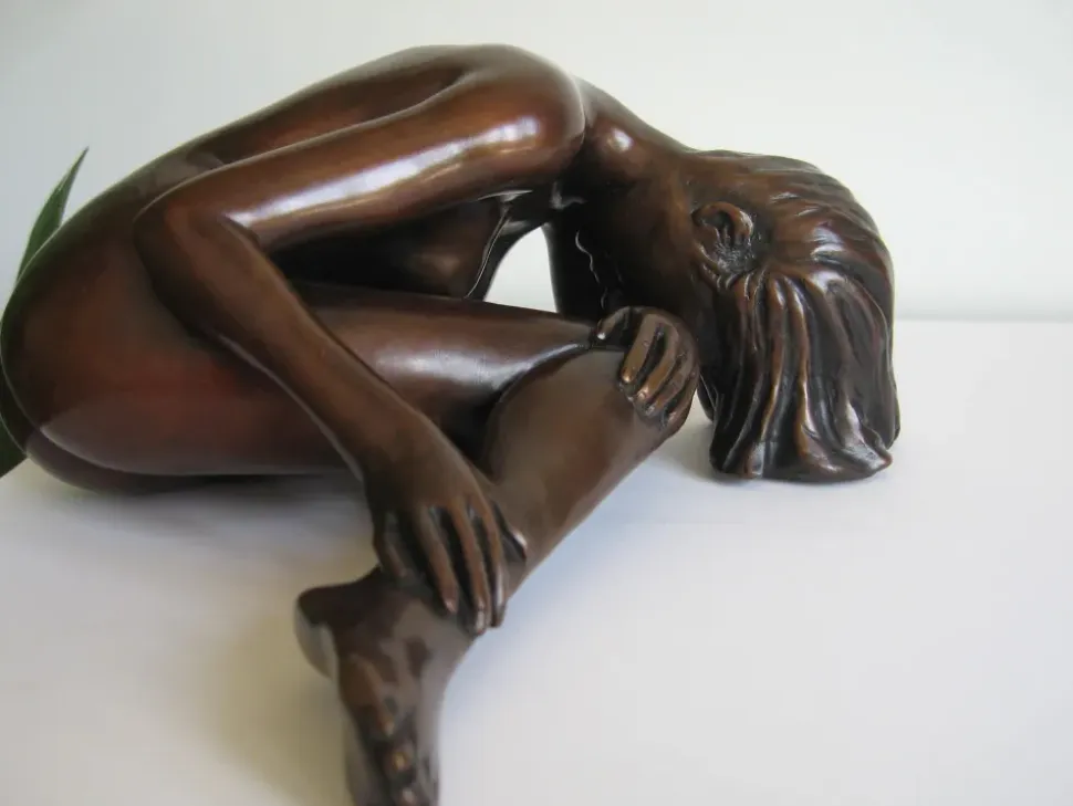 Alessandra Figurine Bronze Indoor Sculpture