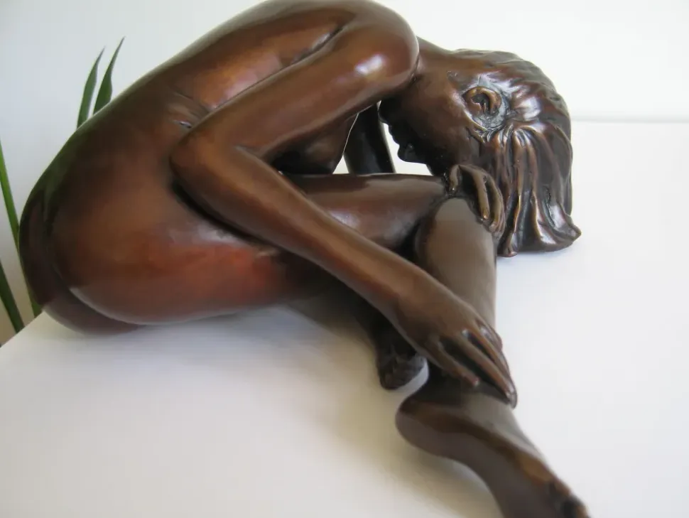 Alessandra Figurine Bronze Indoor Sculpture