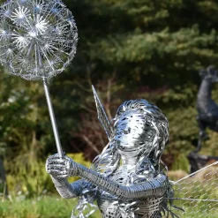 Alette Fairy Metal Wire Garden Sculpture