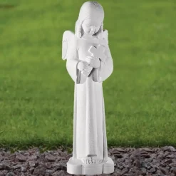 Angel 50cm Marble Resin Garden Statue