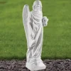 Angel 69cm Marble Resin Garden Statue