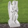 Angel 54cm Marble Resin Garden Statue
