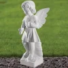Angel 47cm Marble Resin Garden Statue