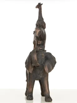 Animal Ascent 46cm Bronze Resin Indoor Statue