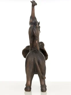 Animal Ascent 46cm Bronze Resin Indoor Statue