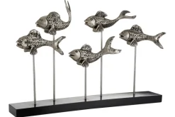 Aqua Symphony Fish 35cm Wood Indoor Sculpture