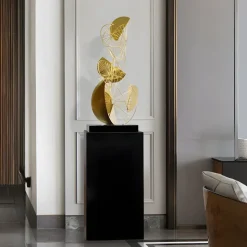 Arc Aeon 93cm Gold Metal Indoor Sculpture