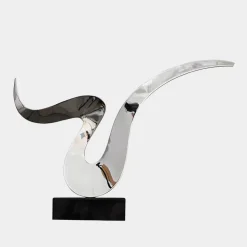 Astral Edge 76cm Silver Metal Indoor Sculpture