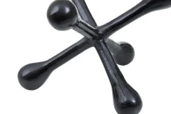 Atomic Bloom 16cm Black Metal Indoor Sculpture
