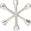Atomic Bloom 14cm Silver Metal Indoor Sculpture
