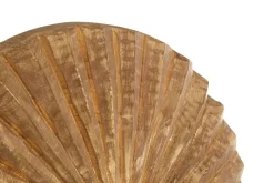 Aurora Disc 48cm Gold Wood Indoor Sculpture