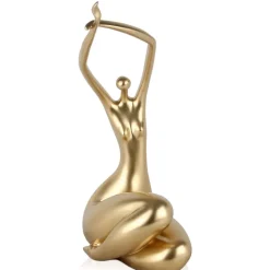 Awakened Grace 54cm Gold Resin Indoor Sculpture