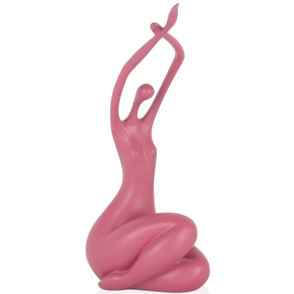 Awakened Grace 32cm Pink Resin Indoor Sculpture