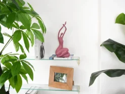 Awakened Grace 32cm Pink Resin Indoor Sculpture