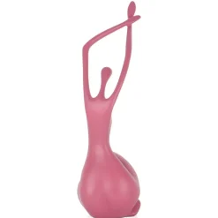 Awakened Grace 32cm Pink Resin Indoor Sculpture