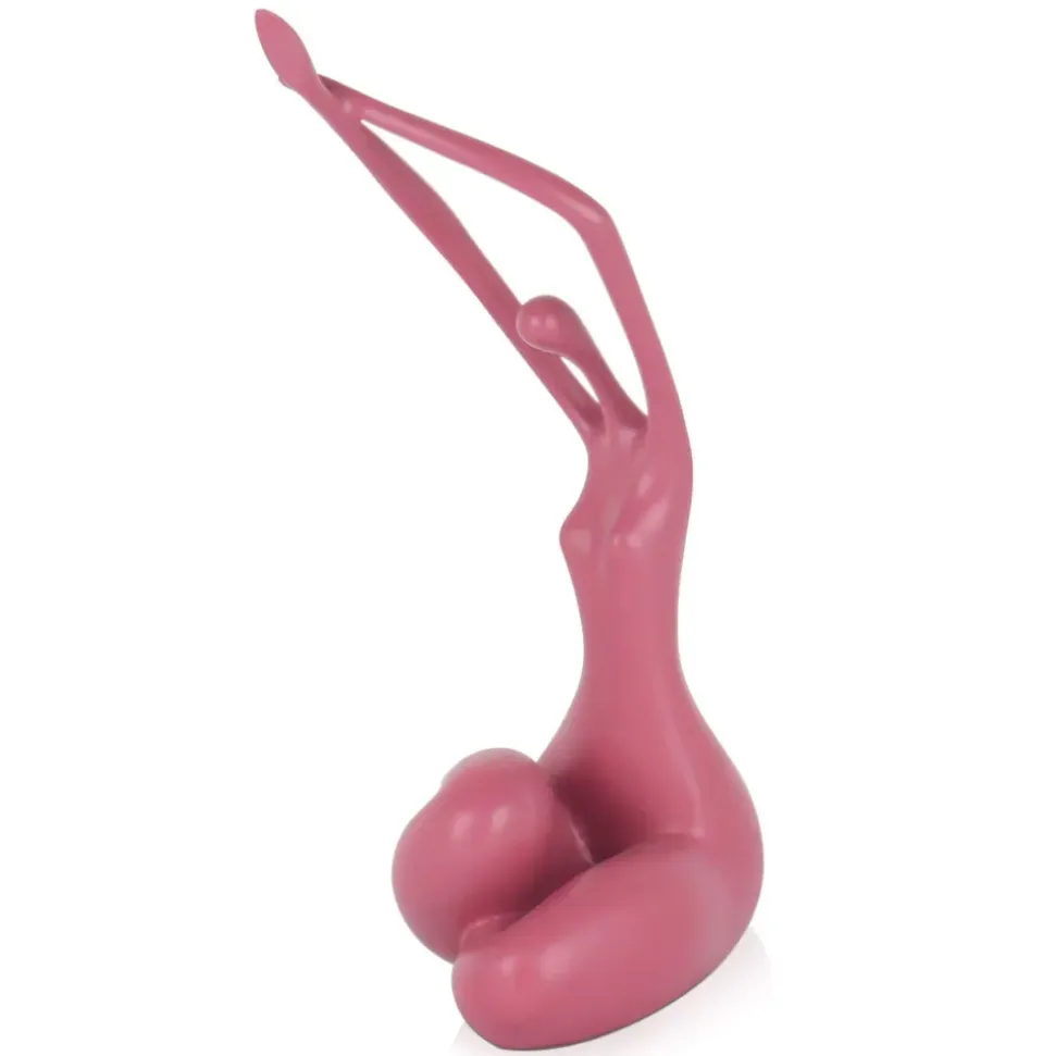 Awakened Grace 32cm Pink Resin Indoor Sculpture