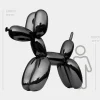 Balloon Dog 240cm Black Metal Garden Sculpture