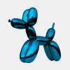 Balloon Dog 80cm Blue Fibreglass Indoor Sculpture