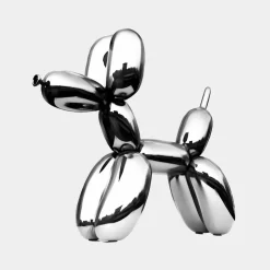 Balloon Dog 80cm Chrome Fibreglass Indoor Sculpture