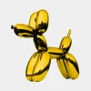 Balloon Dog 80cm Gold Fibreglass Indoor Sculpture