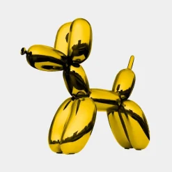 Balloon Dog 80cm Gold Fibreglass Indoor Sculpture