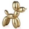 Balloon Dog 46cm Gold Resin Indoor Sculpture