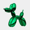 Balloon Dog 80cm Green Metal Garden Sculpture