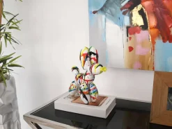 Balloon Dog 27cm Multicoloured Resin Indoor Sculpture