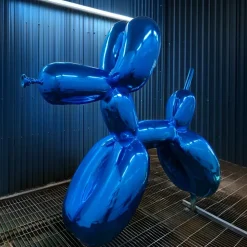 Balloon Dog 240cm Ocean Blue Metal Garden Sculpture