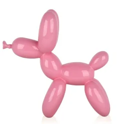Balloon Dog 27cm Pink Resin Indoor Sculpture