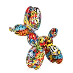 Balloon Dog 27cm Pop Art Resin Indoor Sculpture