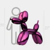 Balloon Dog 130cm Purple Metal Garden Sculpture
