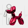 Balloon Dog 130cm Red Metal Garden Sculpture