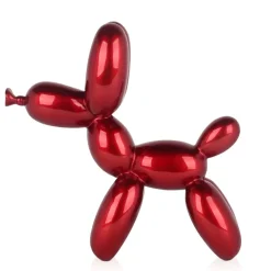 Balloon Dog 27cm Red Resin Indoor Sculpture
