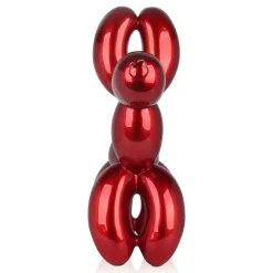 Balloon Dog 62cm Red Resin Indoor Sculpture