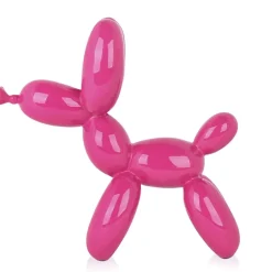 Balloon Dog 27cm Rosa Pink Resin Indoor Sculpture