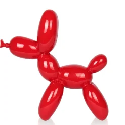 Balloon Dog 27cm Rosso Red Resin Indoor Sculpture