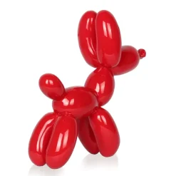Balloon Dog 27cm Rosso Red Resin Indoor Sculpture