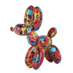 Balloon Dog 27cm Tattoo Art Resin Indoor Sculpture