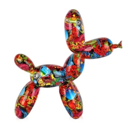 Balloon Dog 27cm Tattoo Art Resin Indoor Sculpture